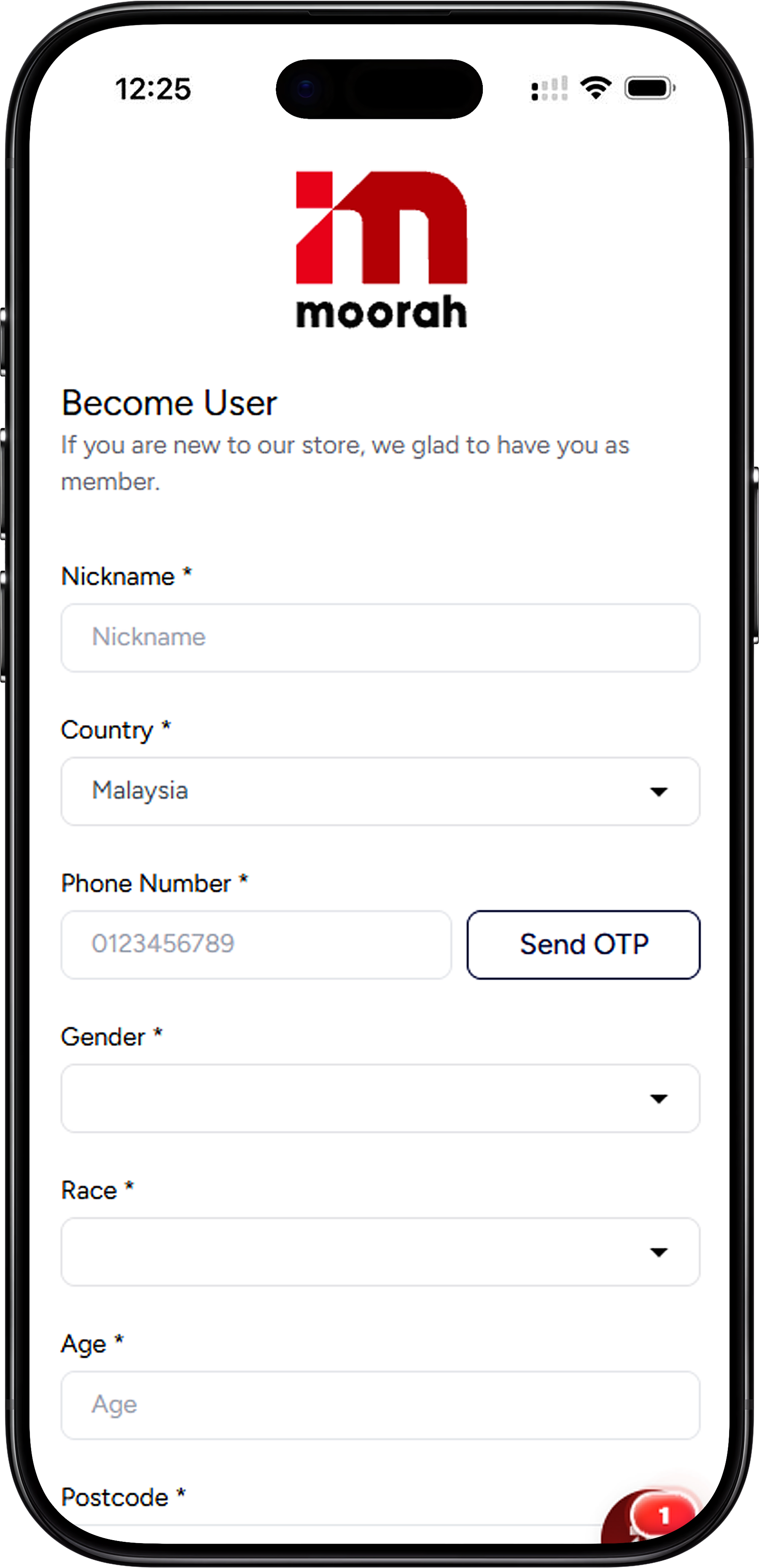 How to Complete the Moorah Register Process