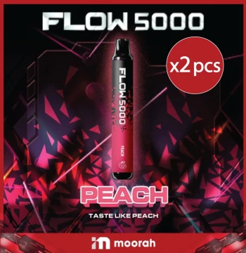 SP2S x CANYON - FLOW 5000 Peach (2pcs) 5000 Puffs