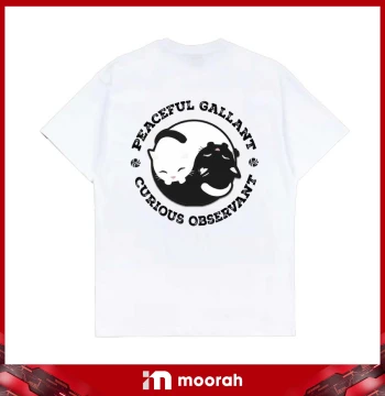 PGCO Shirt - White (Black & White Cat)